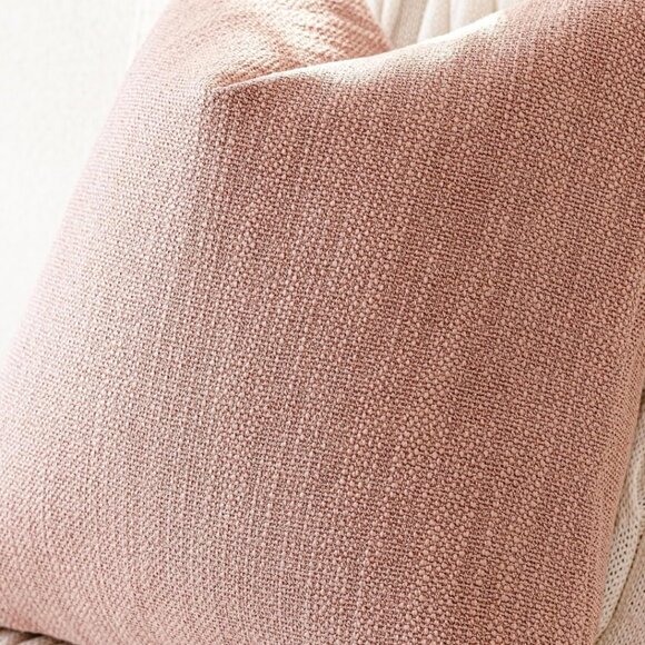 Covers for cushions. Foindtower. 2 piece. Decorative textured 20X20 Dusty Pink. - Picture 4 of 5